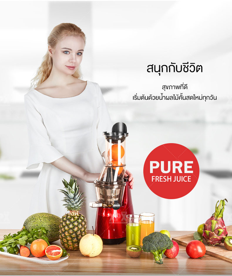 เครื่องปั่นผลไม้ ยี่ห้อไหนดี 2022 เครื่องปั่นผลไม้แยกกาก XPX Juice separator JD99