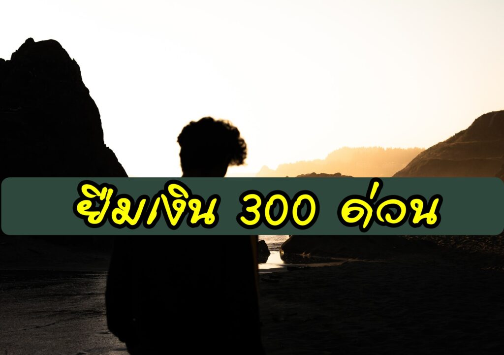 ยืมเงิน 300 ด่วน