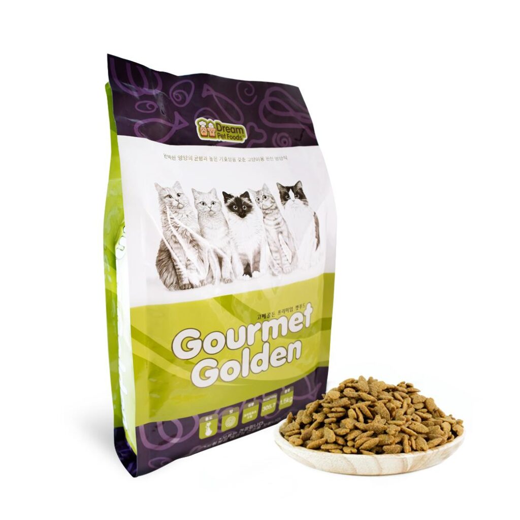 อาหารแมว ยี่ห้อไหนดี 2023 อาหารแมว Gourmet Golden 1.5KG