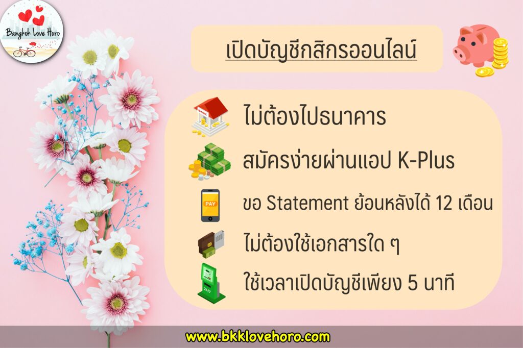 เปิดบัญชีกสิกรออนไลน์ 2565 ผ่านแอป K-Plus 