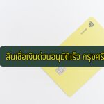 กรุงศรีเฟิร์สช้อยส์ เงินด่วน 30 นาที