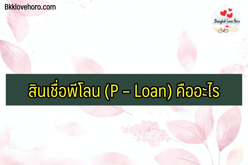 สินเชื่อพีโลน (P – Loan) คืออะไร กี่วันอนุมัติ 2566