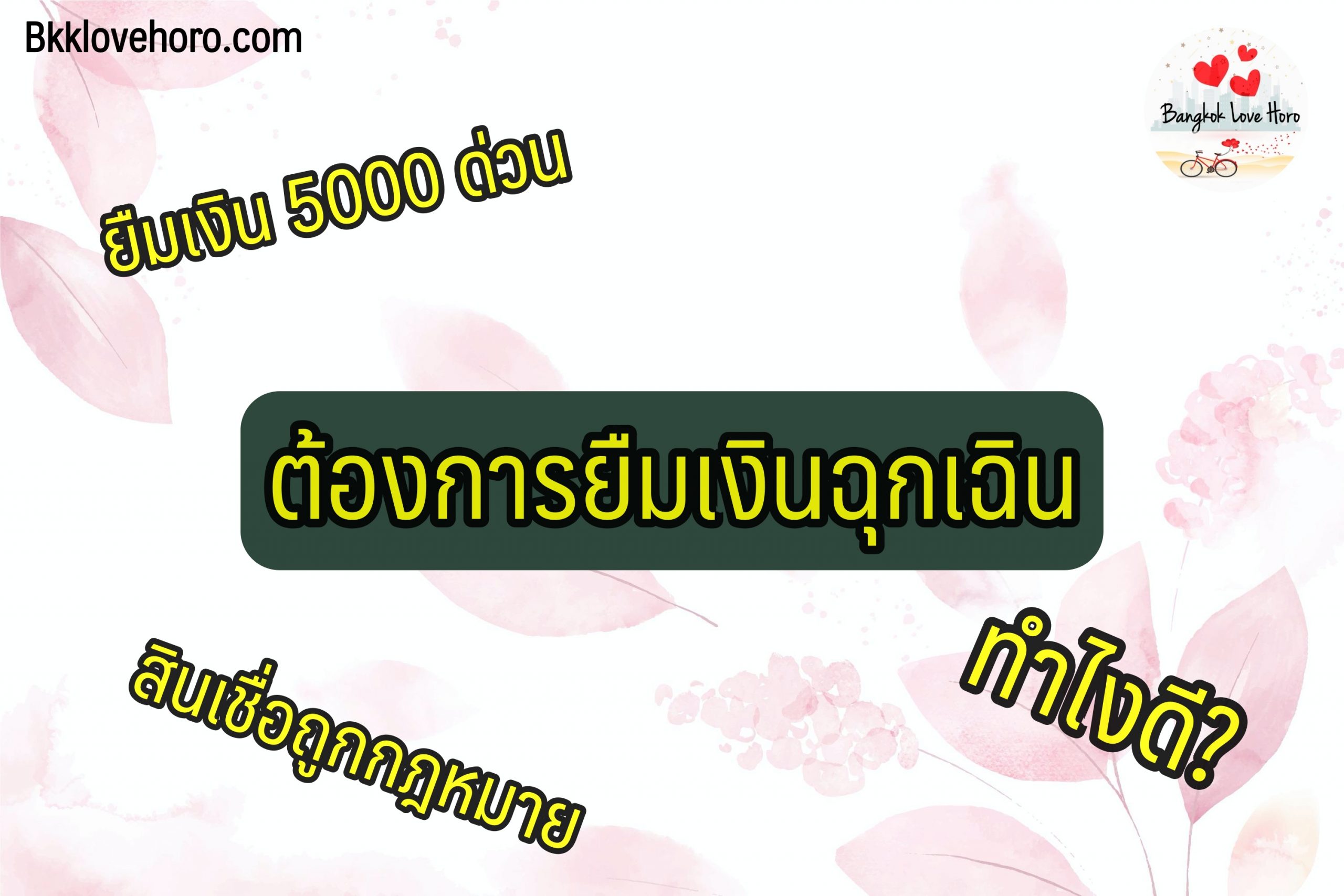 ต้องการยืมเงิน5000-8000ด่วน 2564