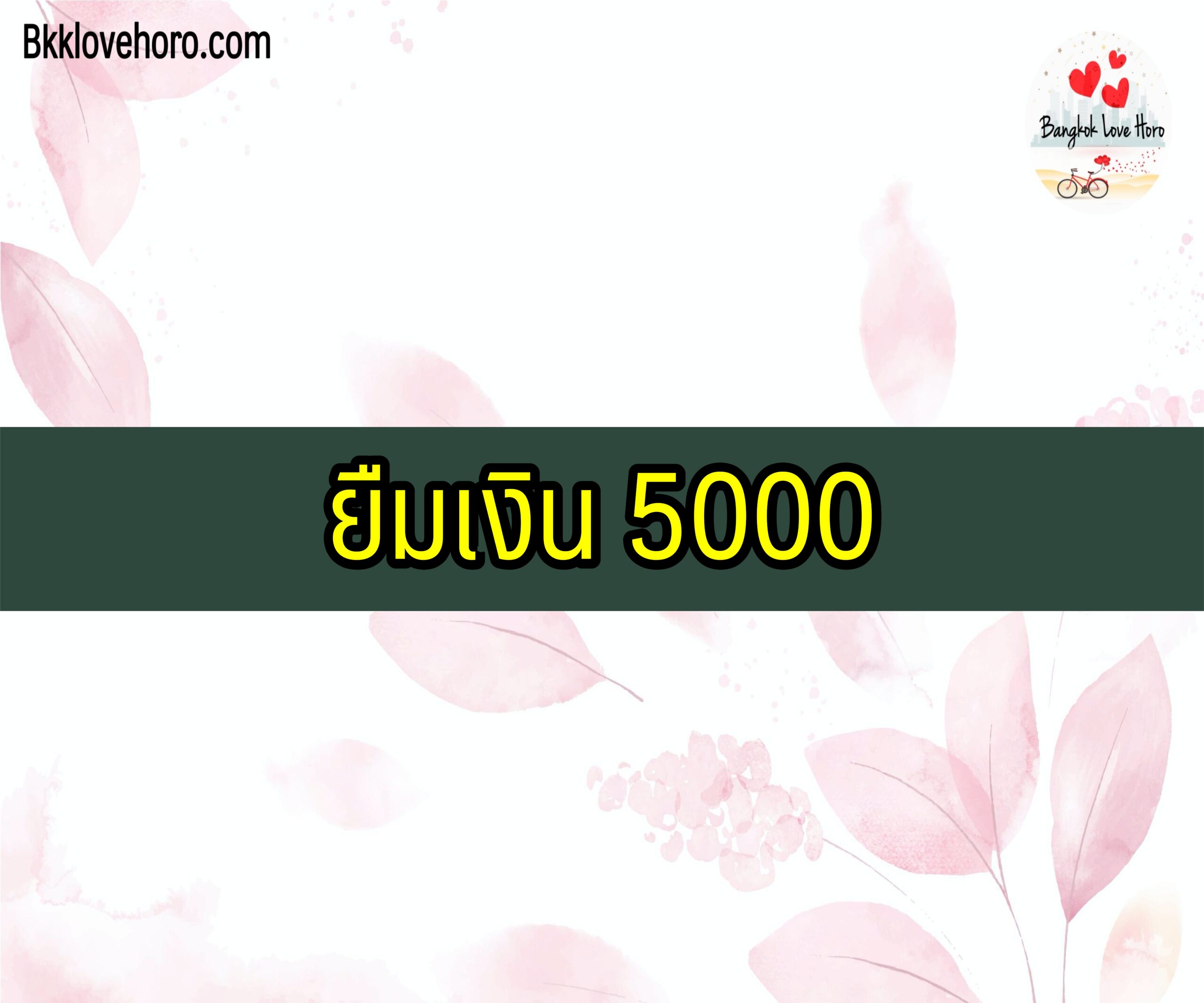 ยืมเงินฟรี 5000