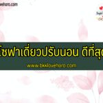 โซฟาเดี่ยวปรับนอน ดีที่สุด