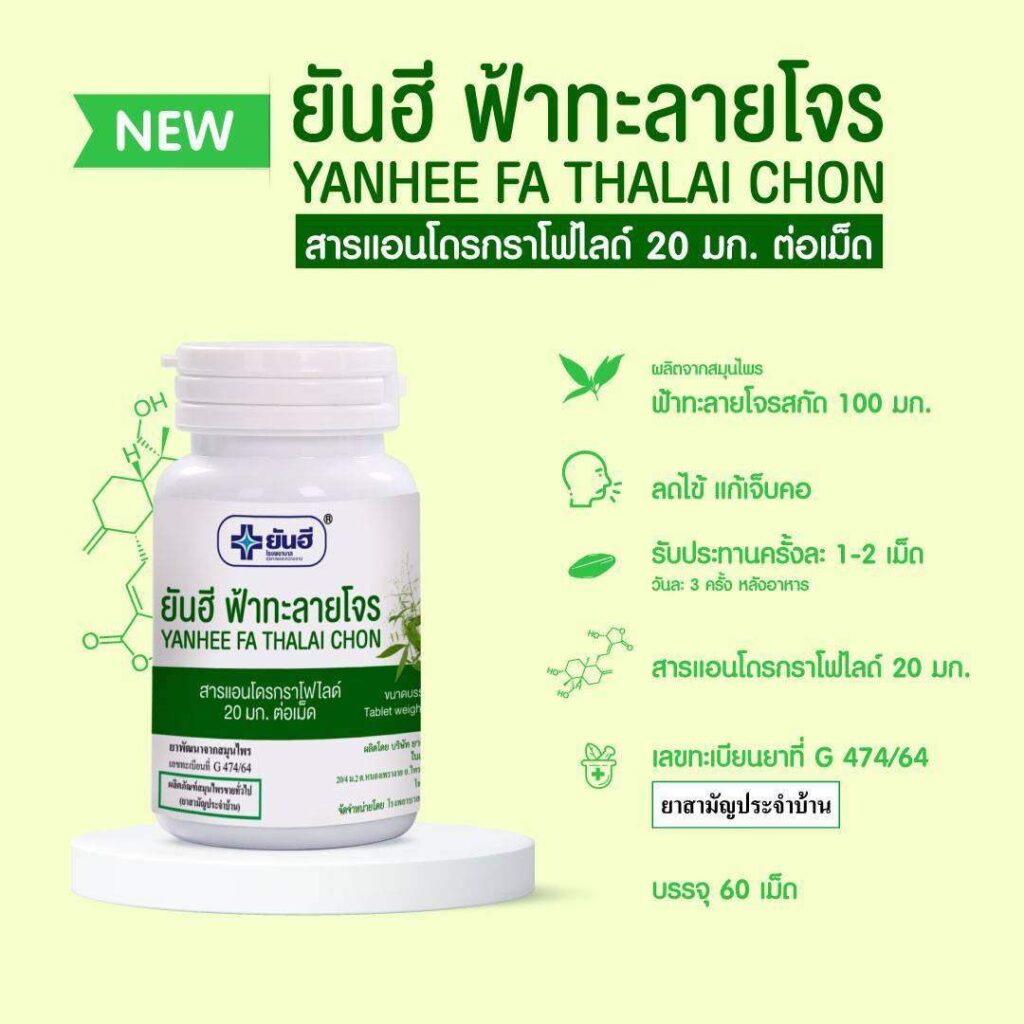 ยาฟ้าทะลายโจร ยี่ห้อไหนดี 2565