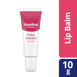 ลิปมันแก้ปากดำ 2023 : Vaseline Lip Therapy Rosy Tint Tube