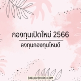 กองทุนเปิดใหม่ 2567 กรุงศรี กสิกร ไทยพาณิชย์