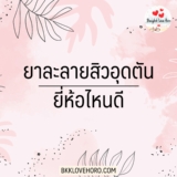 ยาละลายสิวอุดตัน ยี่ห้อไหนดี 2567