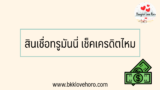 สินเชื่อทรูมันนี่ เช็คเครดิตไหม 2567